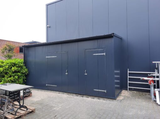 Prefab afzuigunit gemaakt en geplaatst te Dodewaard